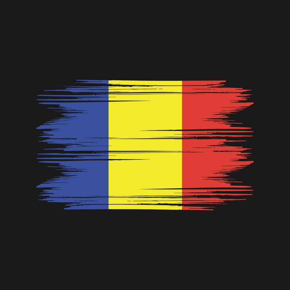 Romania flag Design Free Vector