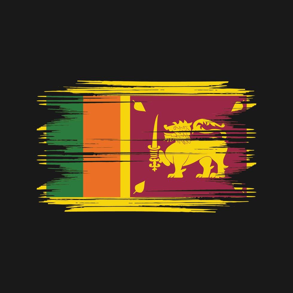 Sri Lanka flag Design Free Vector