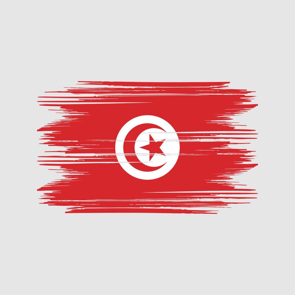 Tunisia flag Design Free Vector