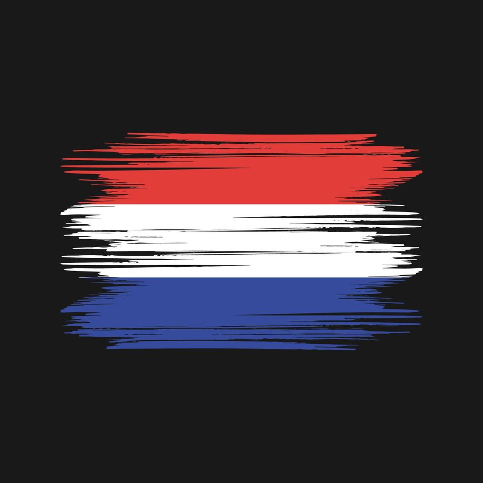 Netherlands flag Design Free Vector
