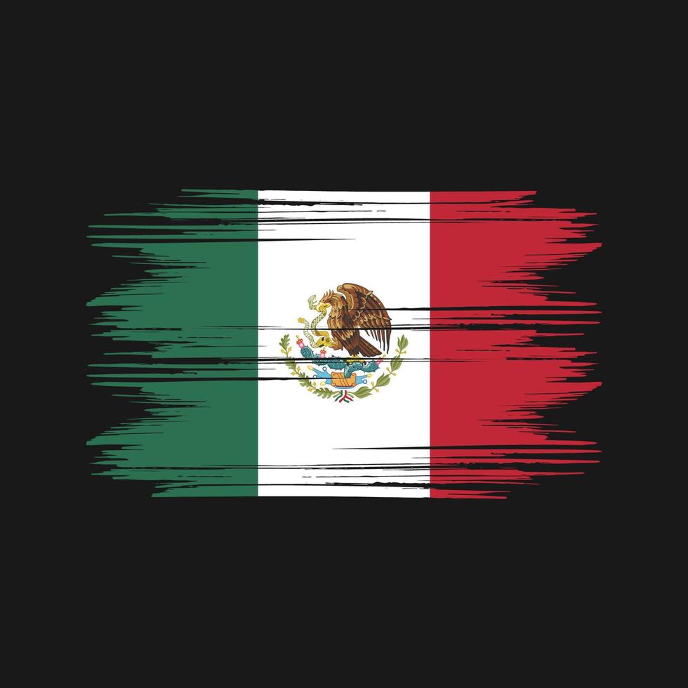 Mexico flag Design Free Vector