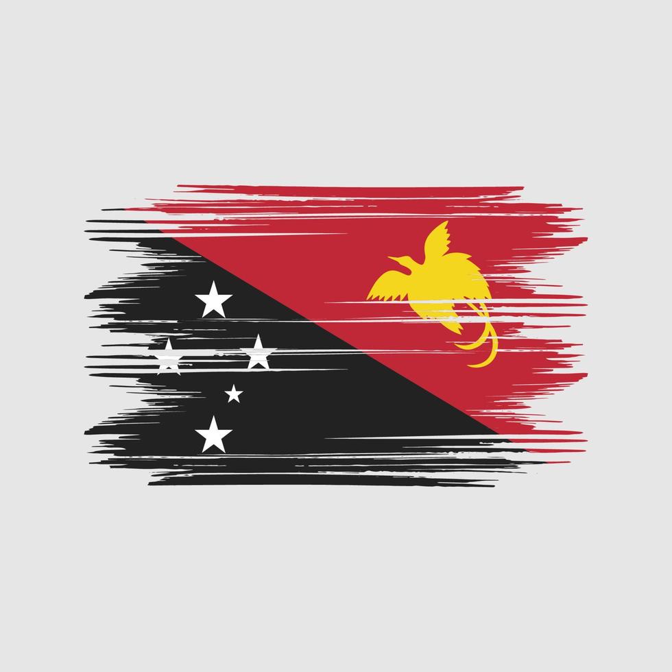 Papua New Guinea flag Design Free Vector