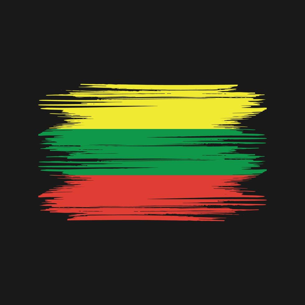vector libre de diseño de bandera de lituania