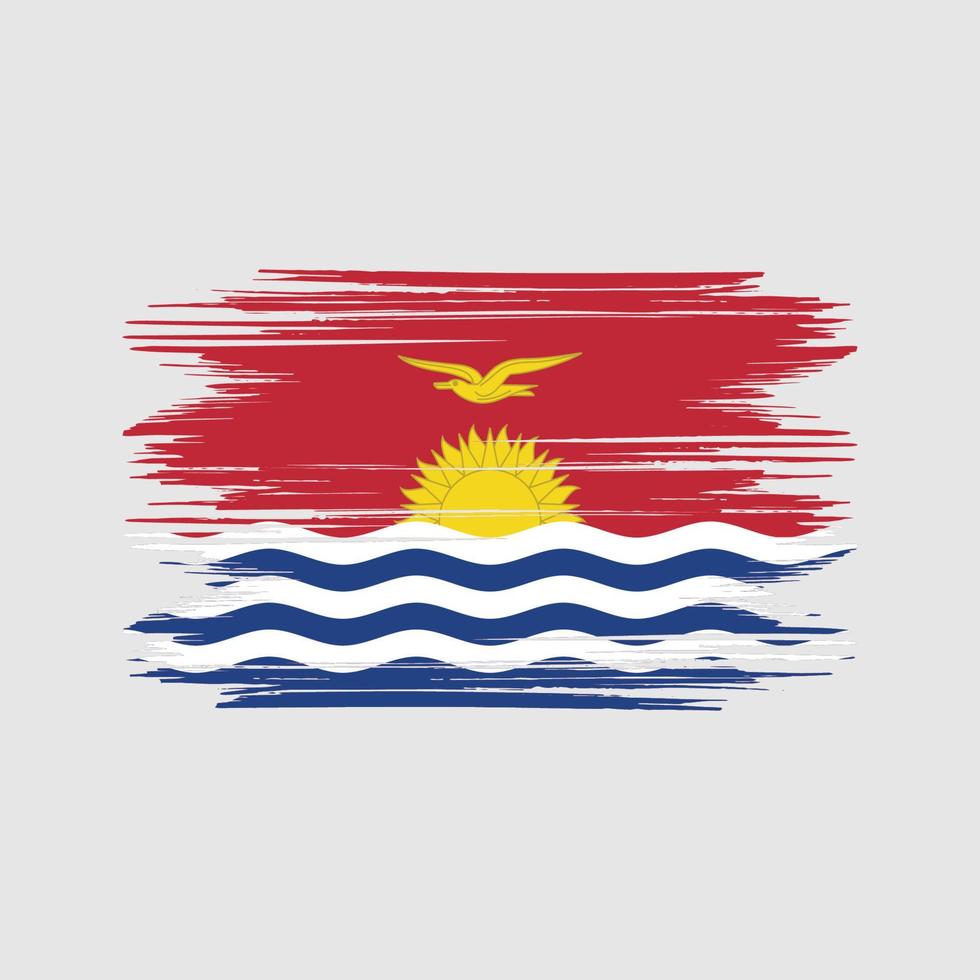Kiribati flag Design Free Vector