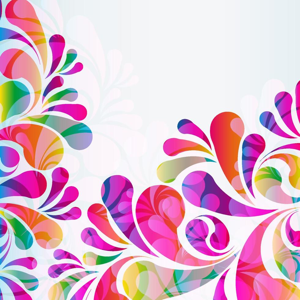 Abstract colorful arc-drop background. Vector. vector