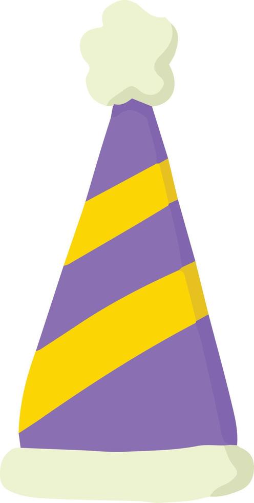 Hand Drawn party hat illustration vector