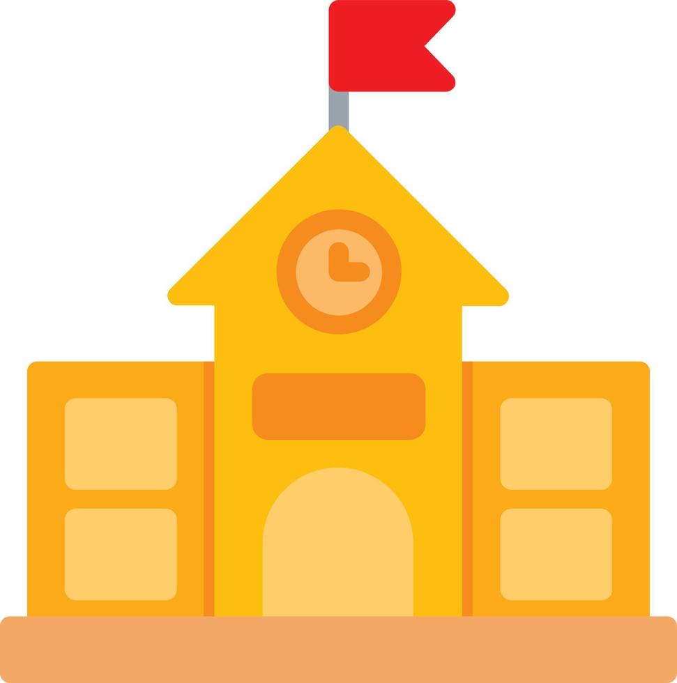 School Flat Icon vector