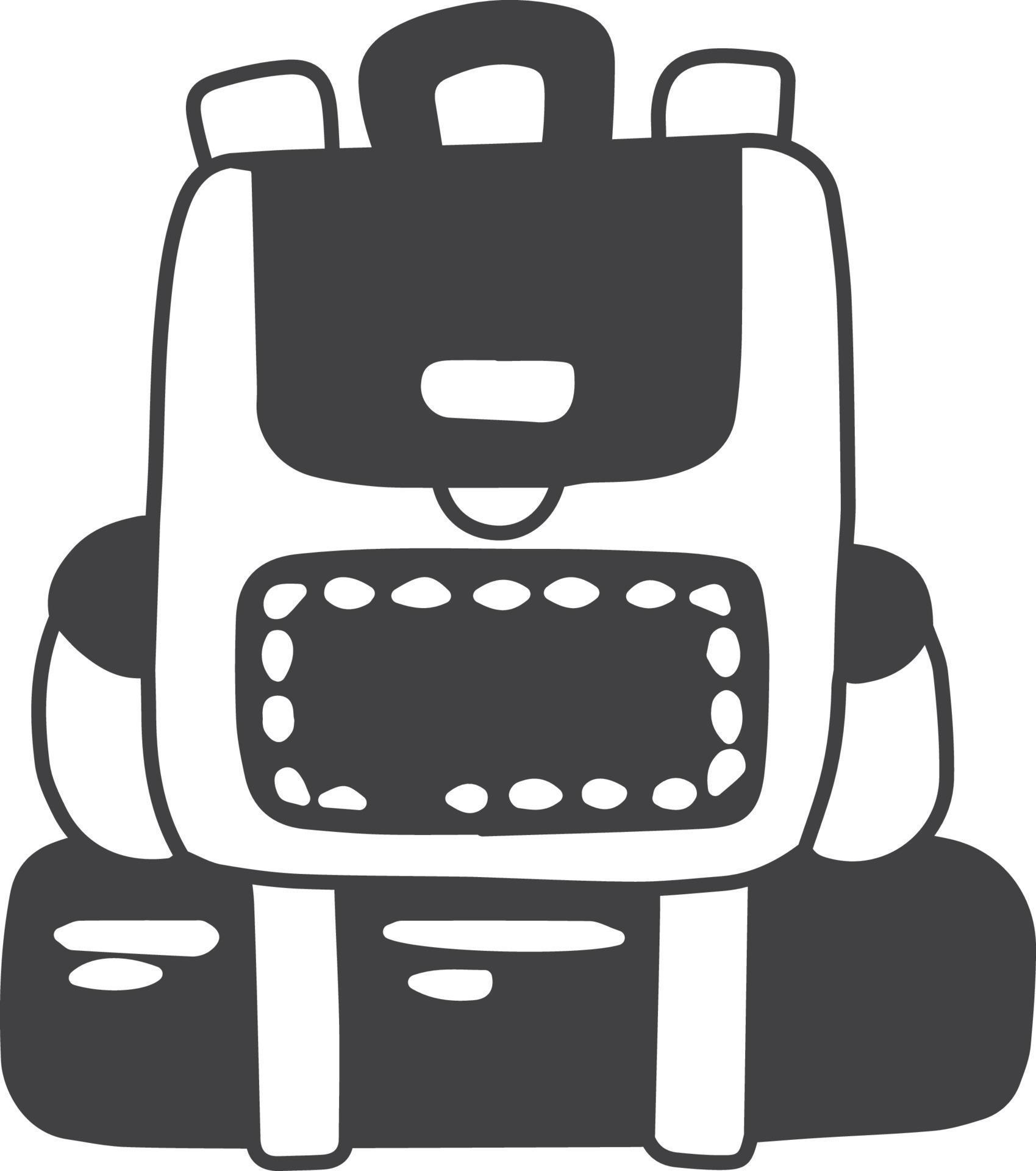 Hand Drawn cute backpack illustration 11383978 Vector Art at Vecteezy