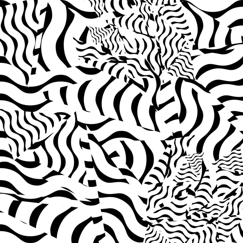 patrón blanco y negro, fondo de contraste geométrico abstracto. vector. vector