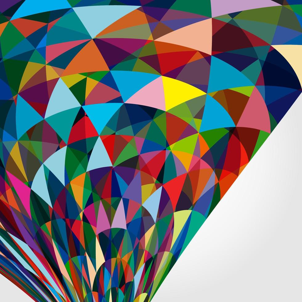 Multicolor abstract bright background with triangles. Elements for design. Eps10. vector