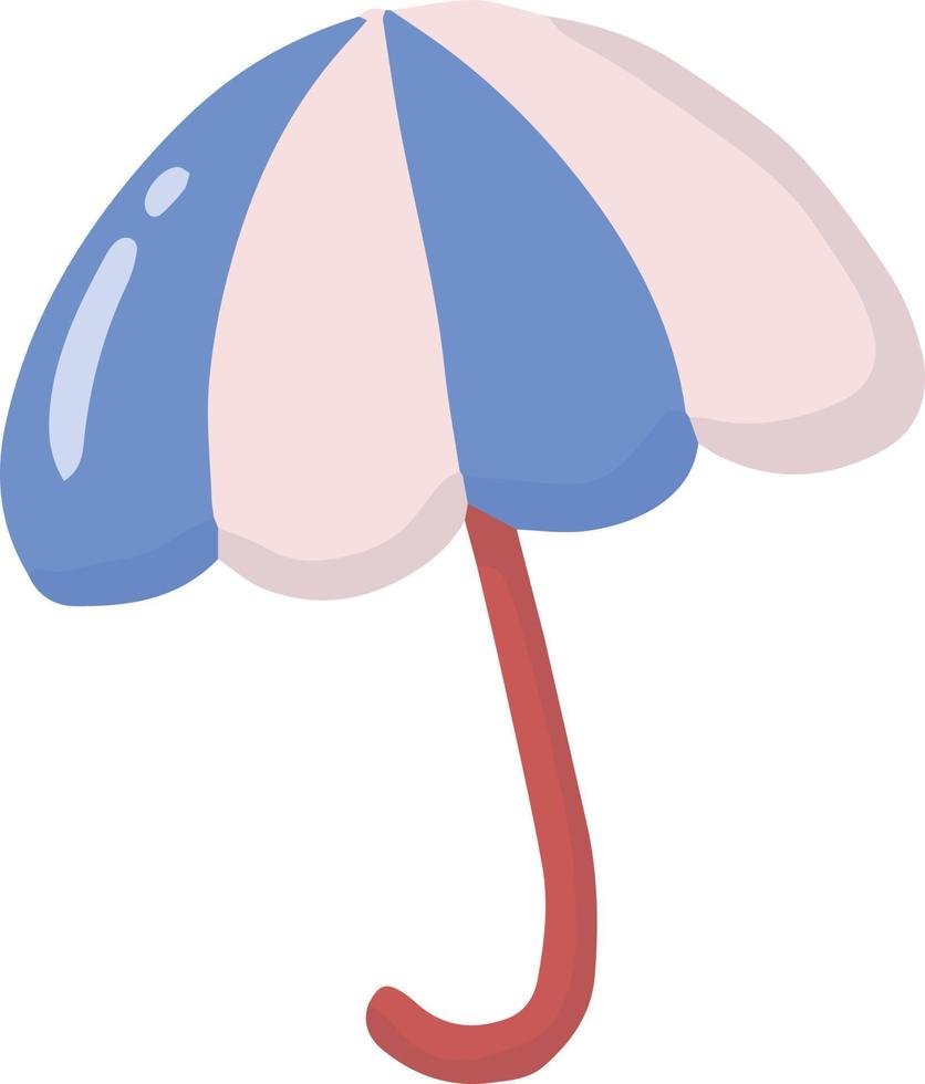 Hand Drawn cute umbrella illustration vector