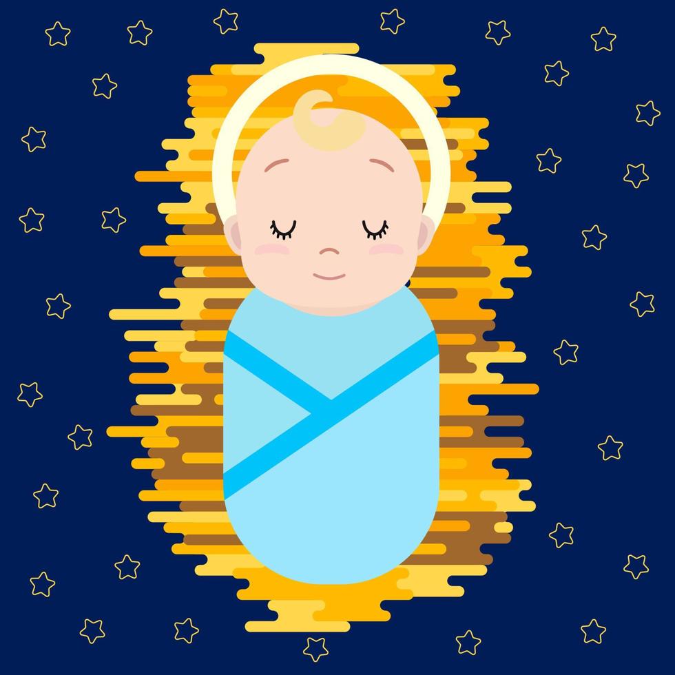 bebe Jesus. vector. vector