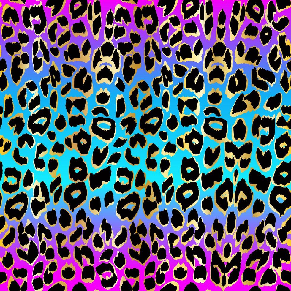 fondo de leopardo. patrón sin costuras Huella animal. vector