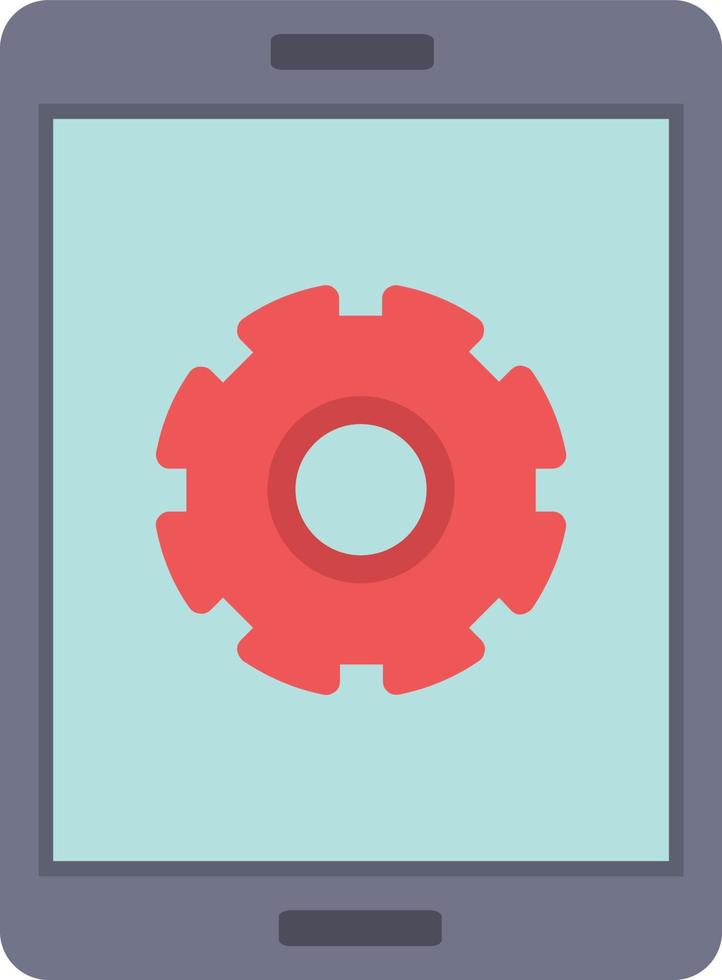 Setting Flat Icon vector