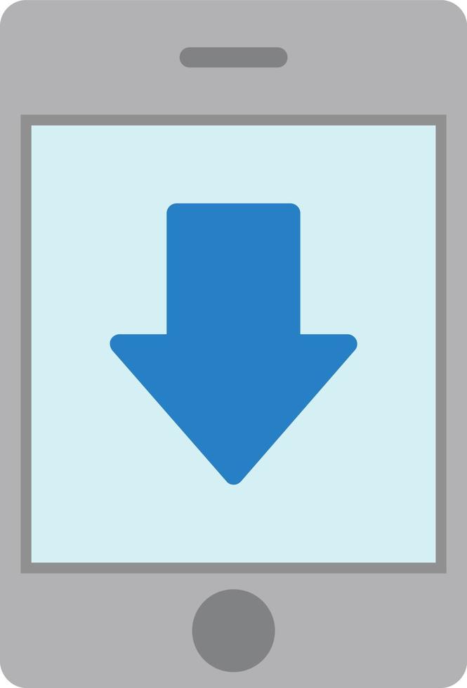 Down Arrow Flat Icon vector