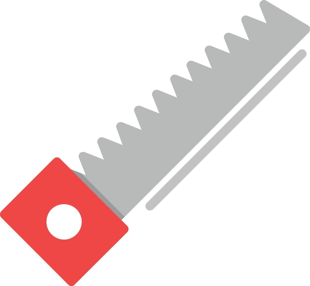 Hand Saw Flat Icon vector
