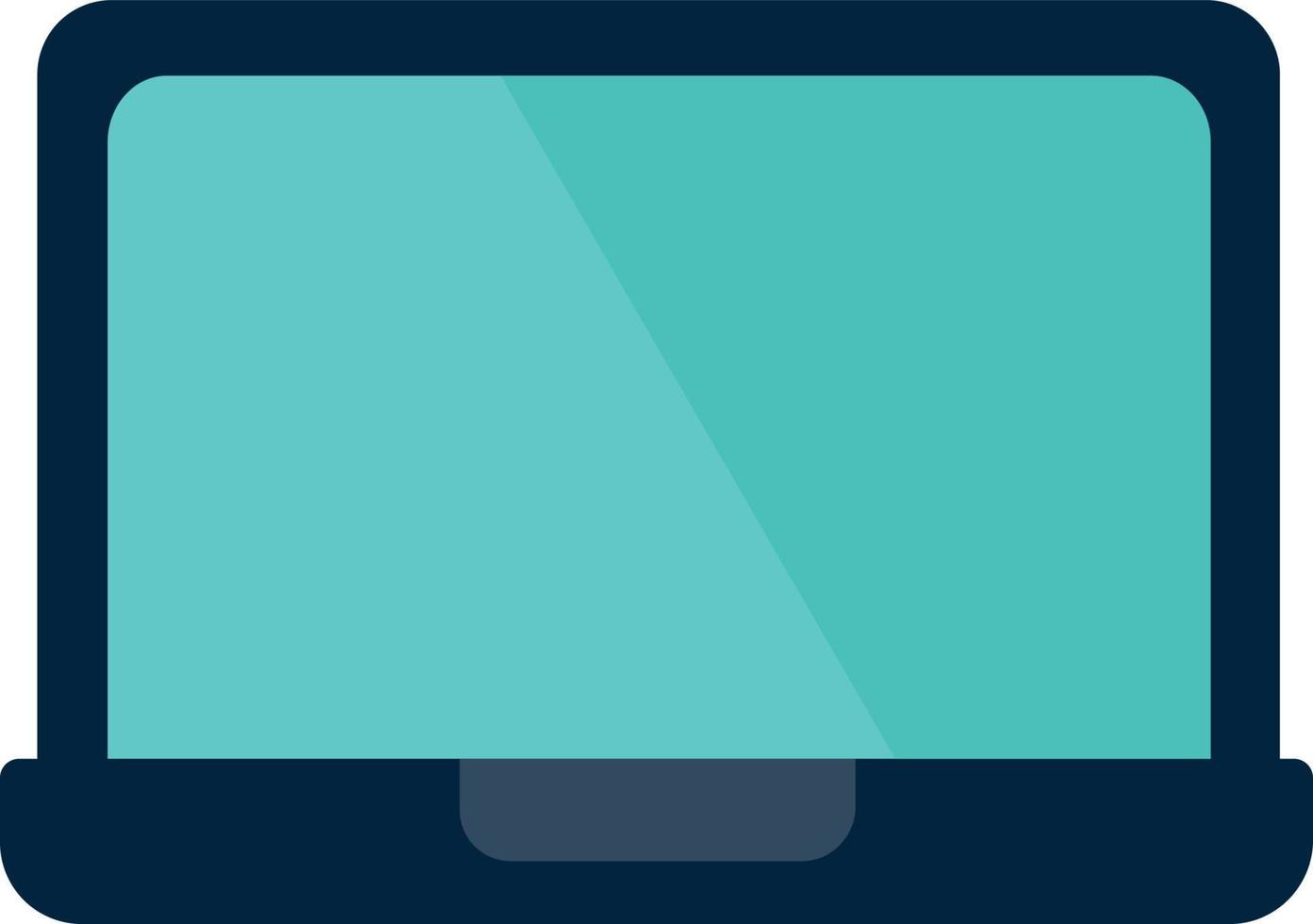 Laptop Flat Icon vector