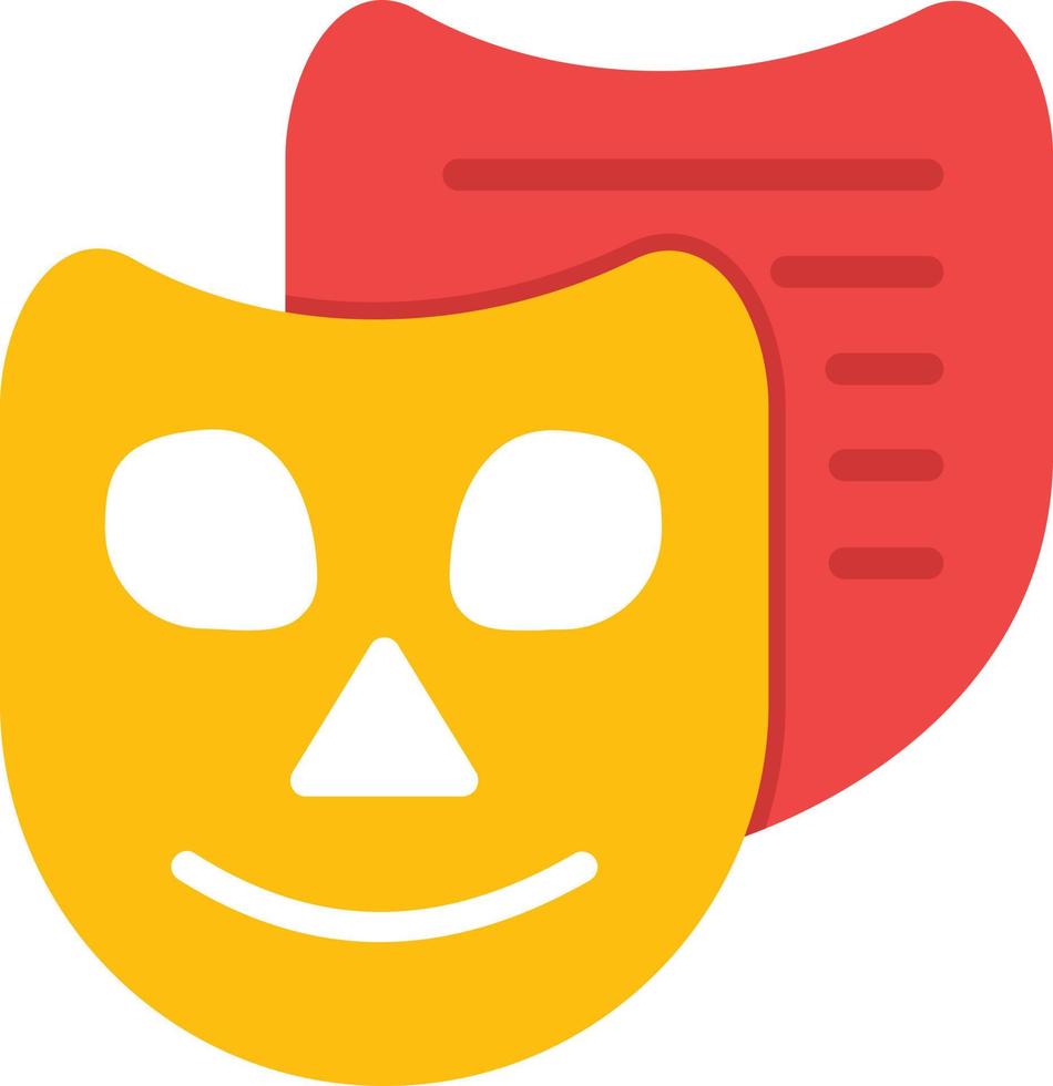 Drama Flat Icon vector
