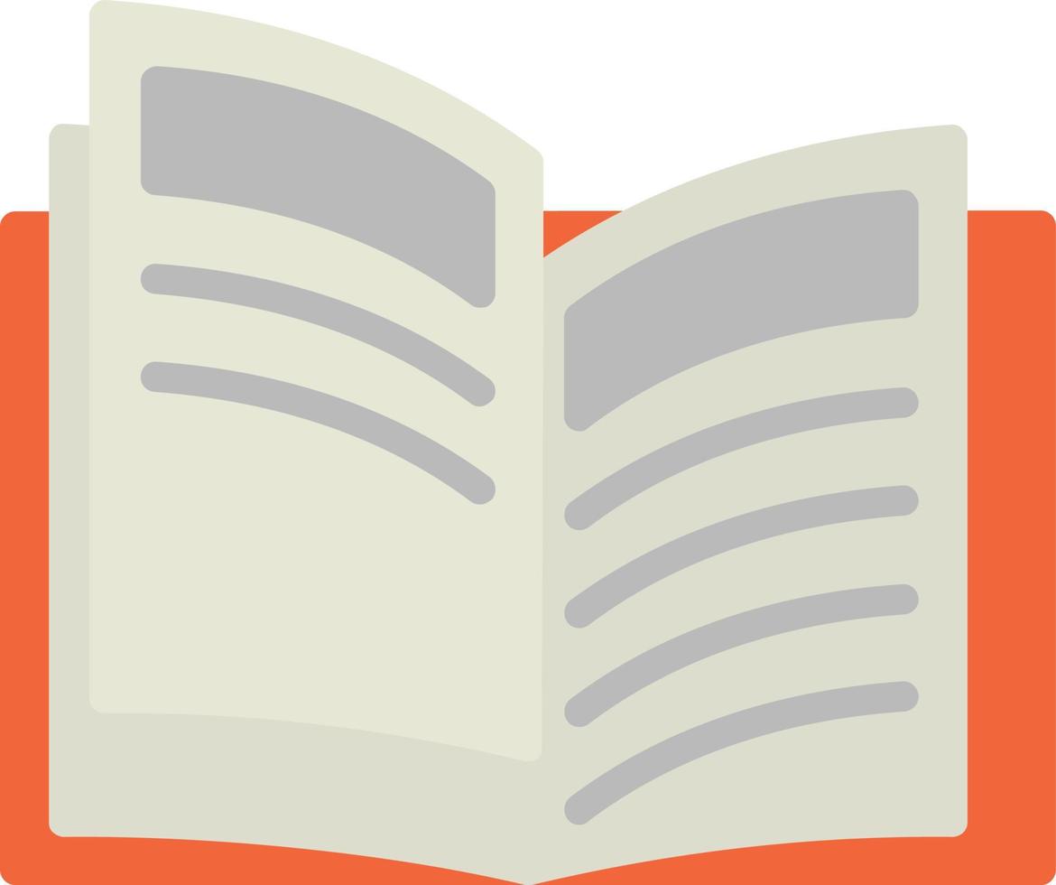 Book Flat Icon vector