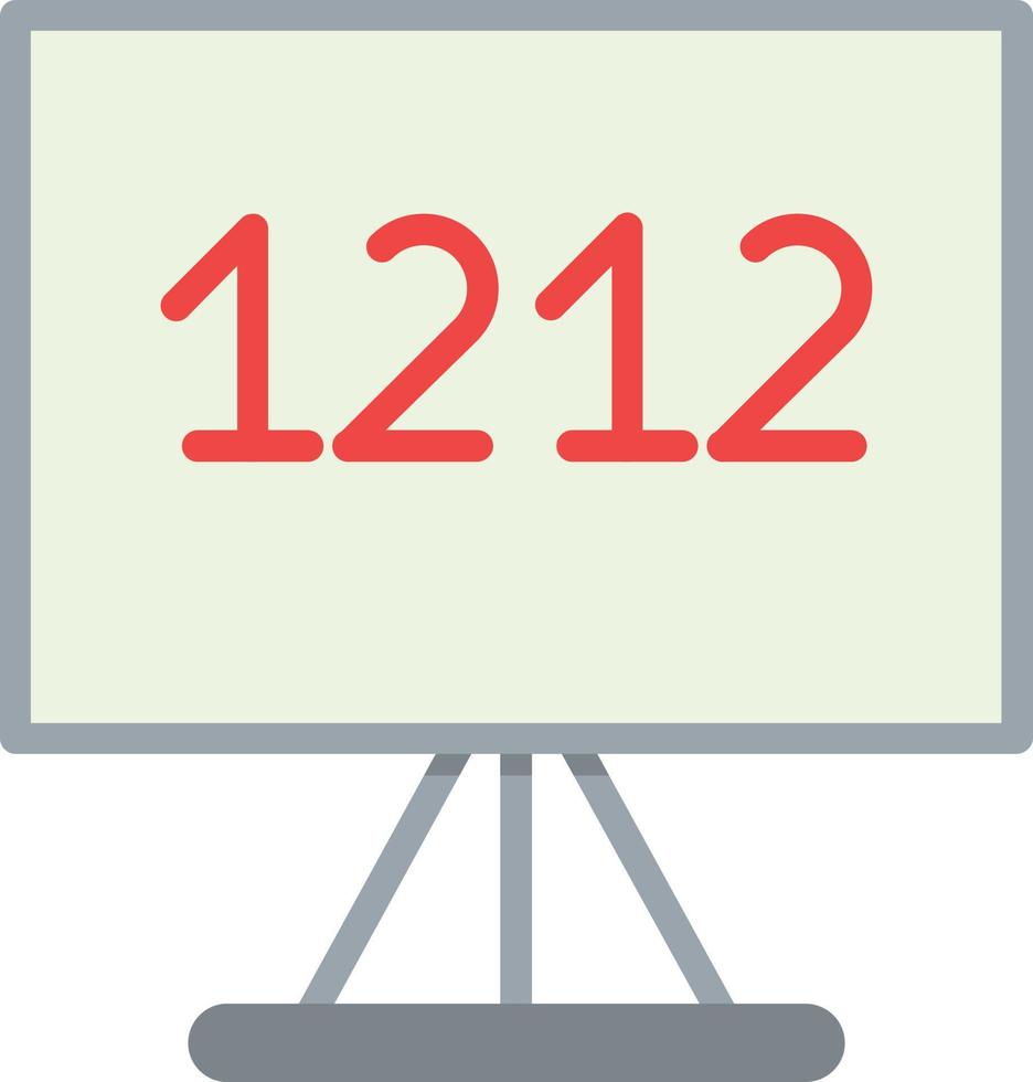 Whiteboard Flat Icon vector