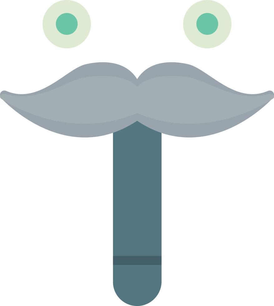 Moustache Flat Icon vector