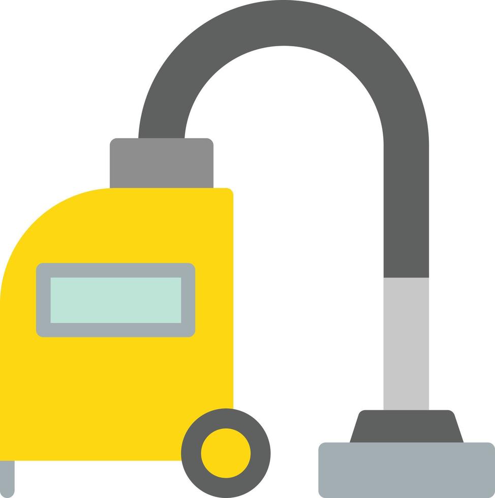Vacuum Cleaner Flat Icon vector