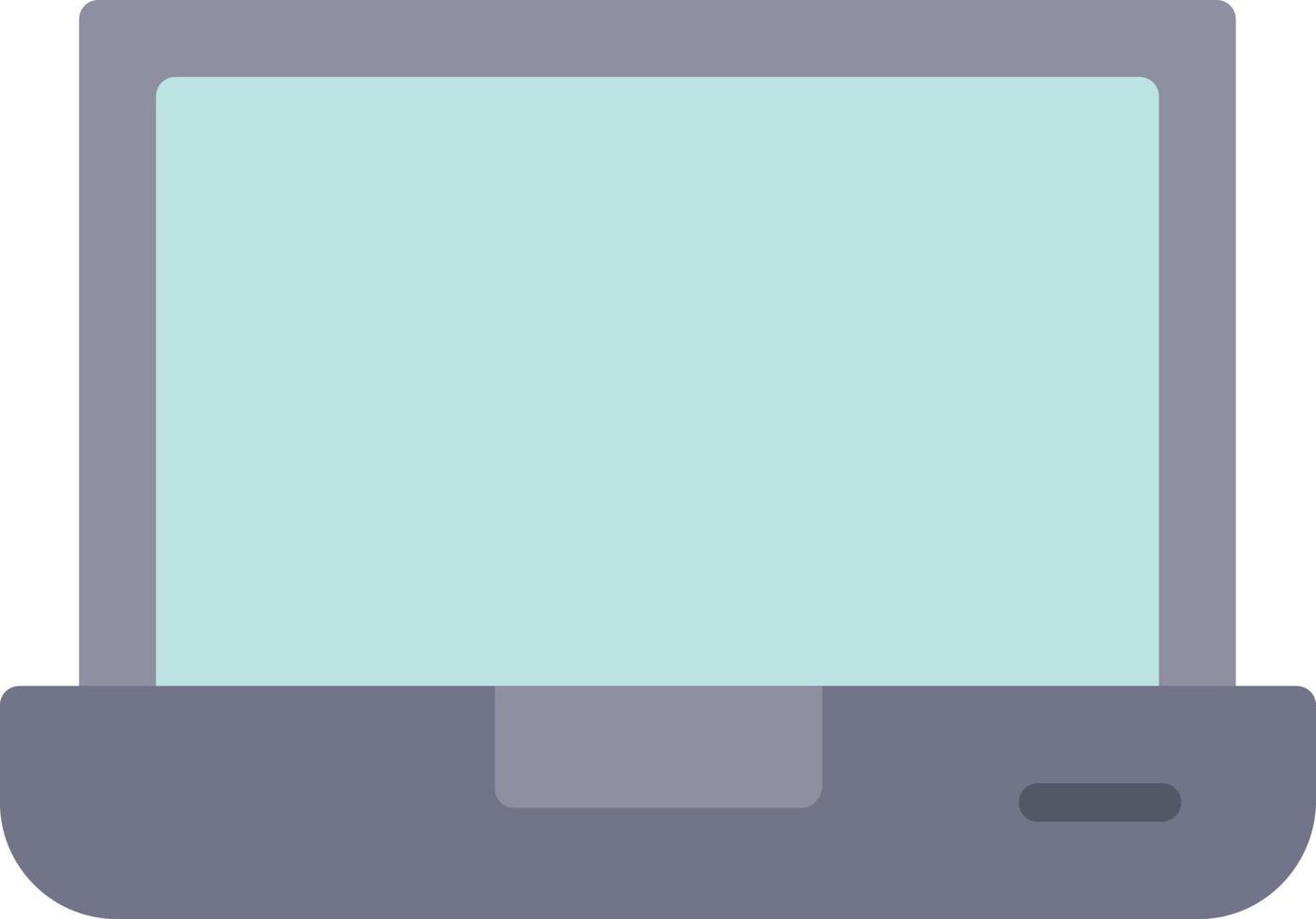 Laptop Flat Icon vector