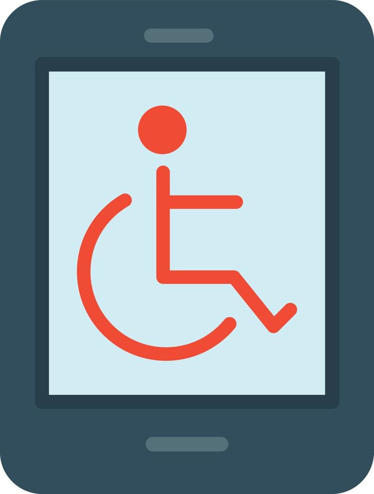 Accessibility Flat Icon vector