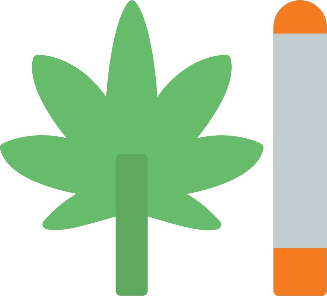 Weed Flat Icon vector