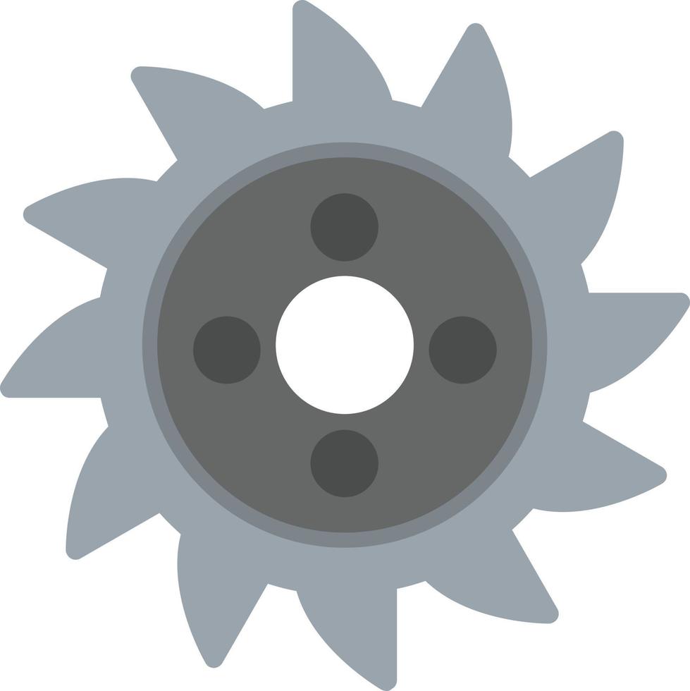 Circular Saw Flat Icon vector