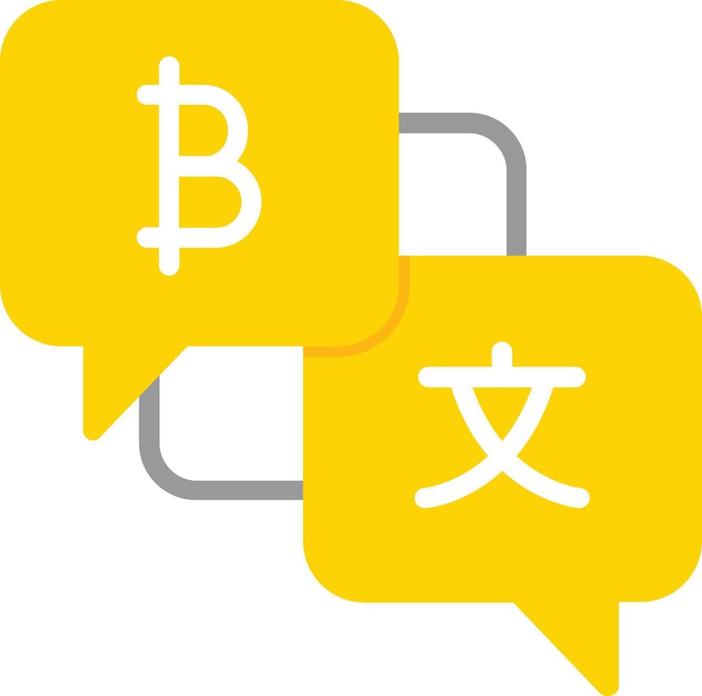 Translator Flat Icon vector