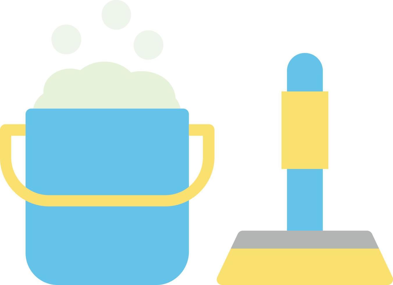 Cleaning Flat Icon vector