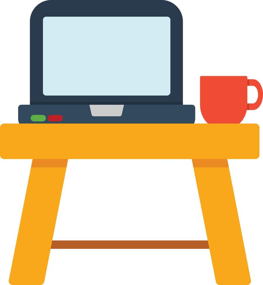 Workplace Flat Icon vector