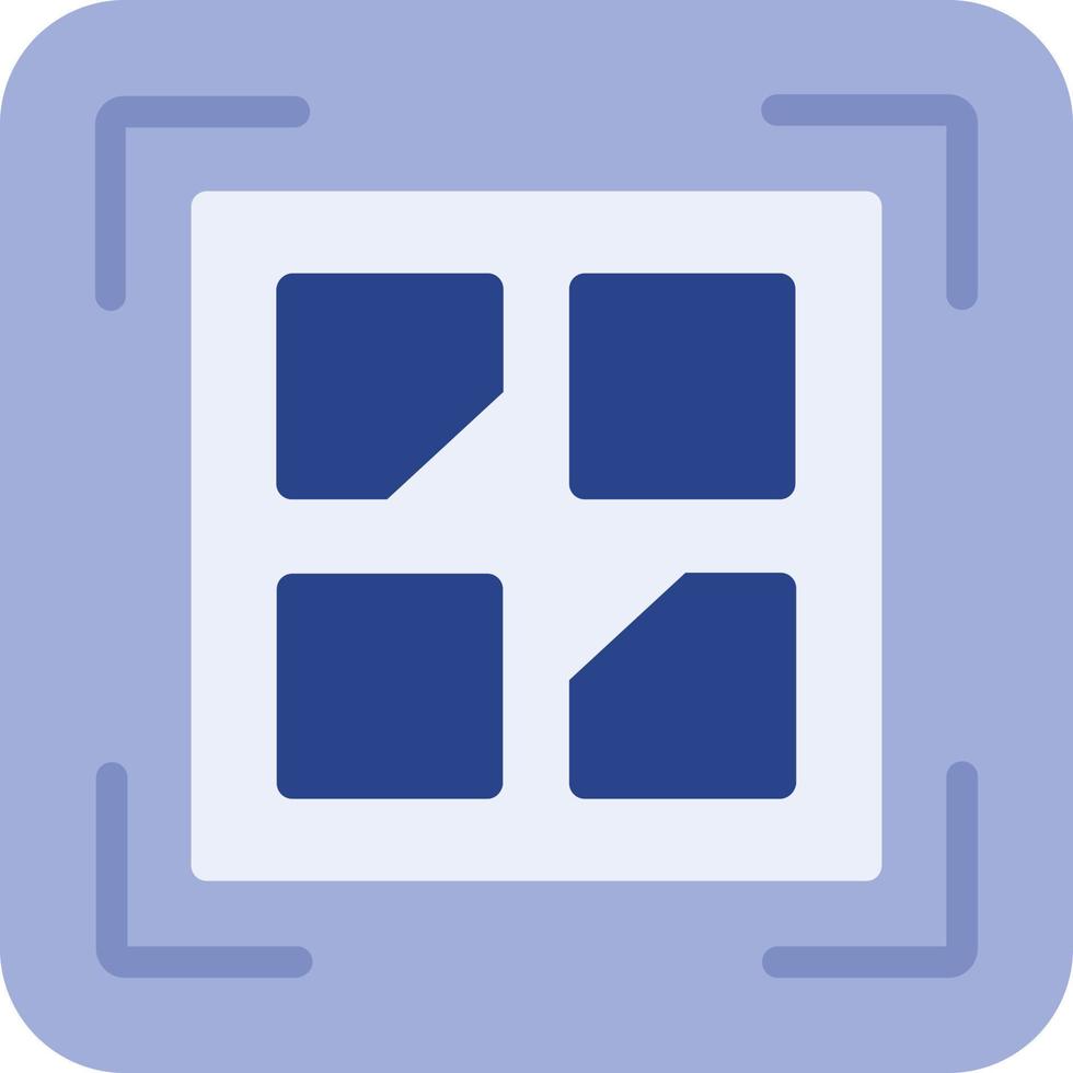Qr Code Flat Icon vector