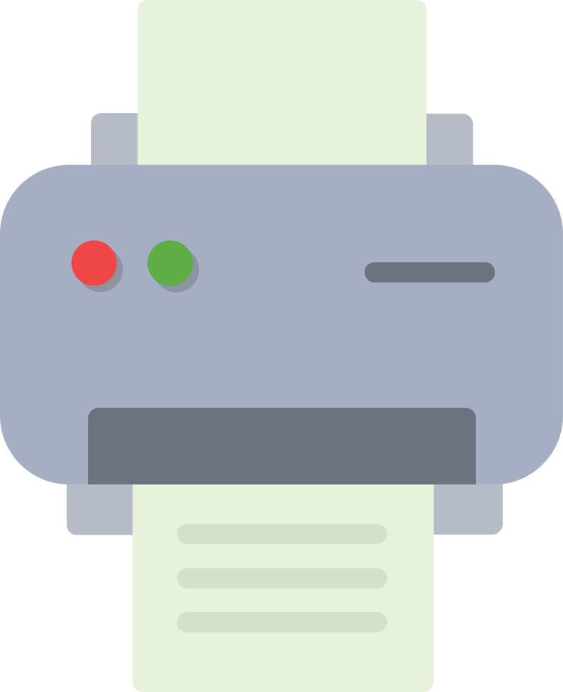 Printer Flat Icon vector