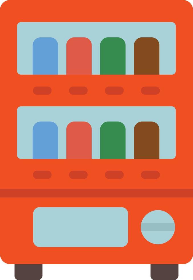 Vending Machine Flat Icon vector