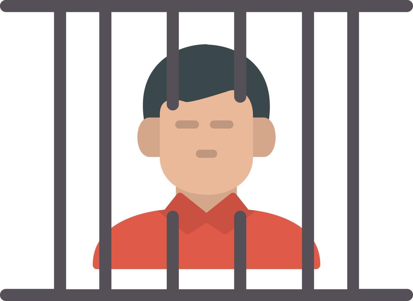 Jail Flat Icon vector