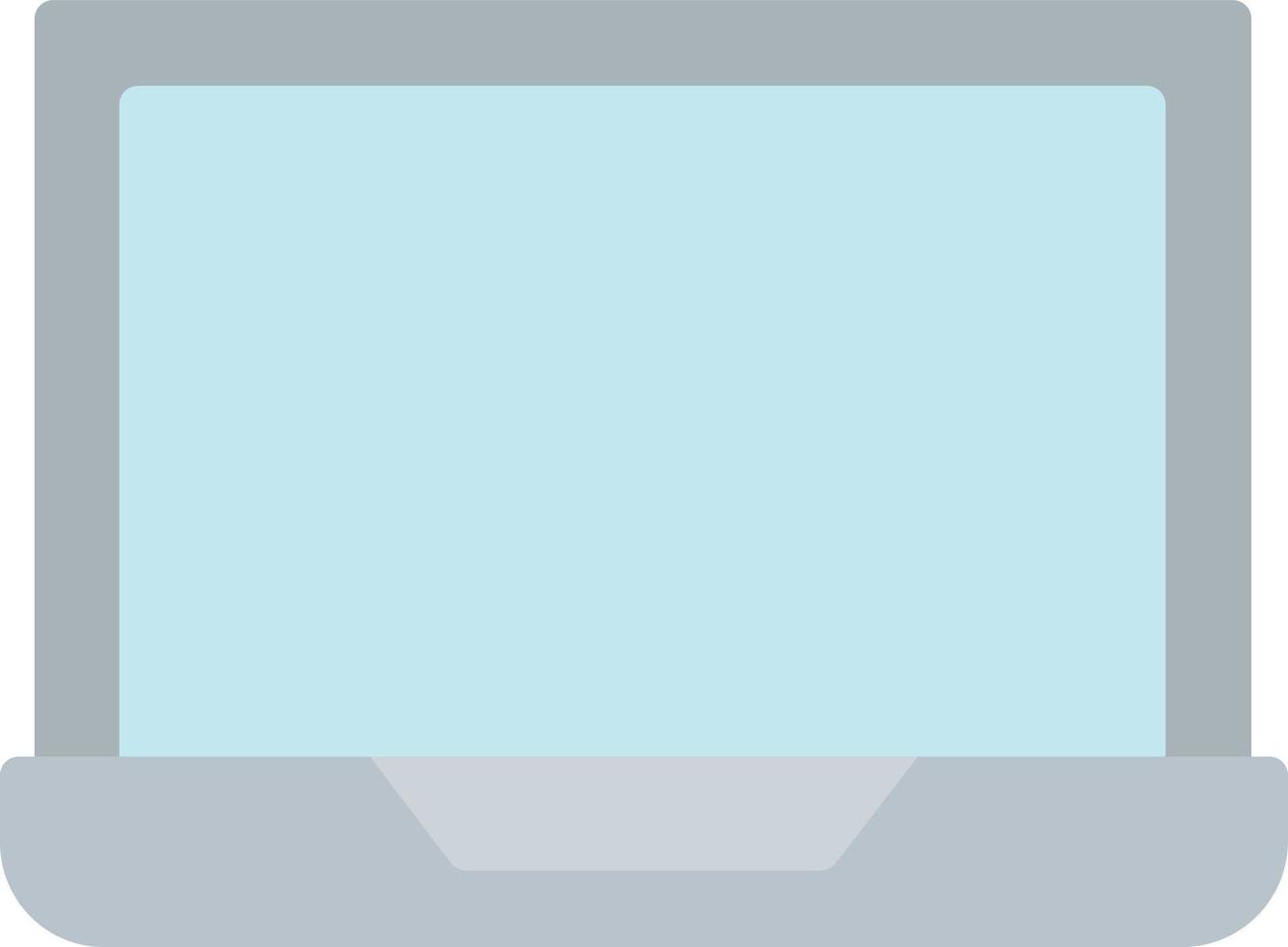 Laptop Flat Icon vector