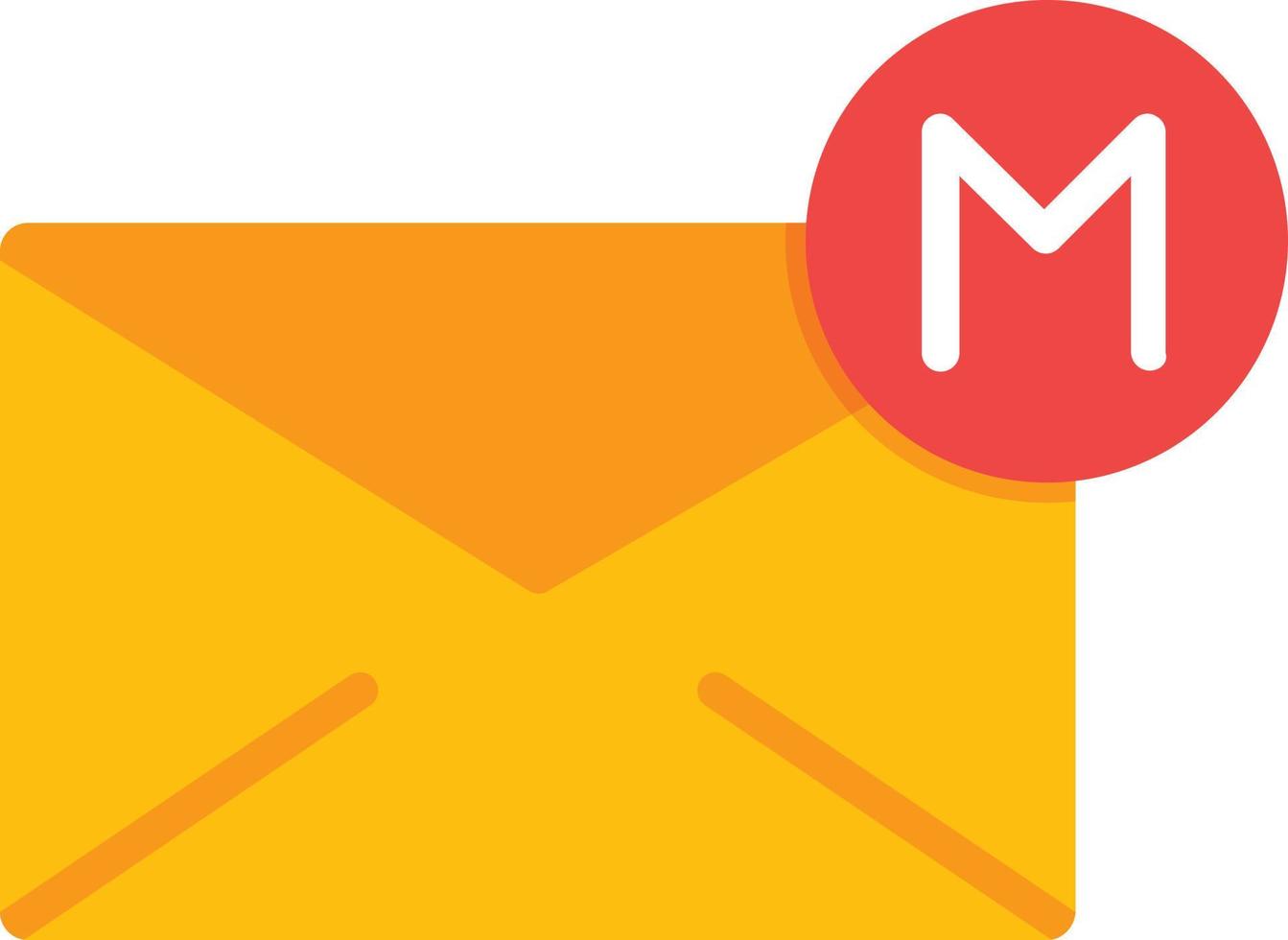 Inbox Flat Icon vector