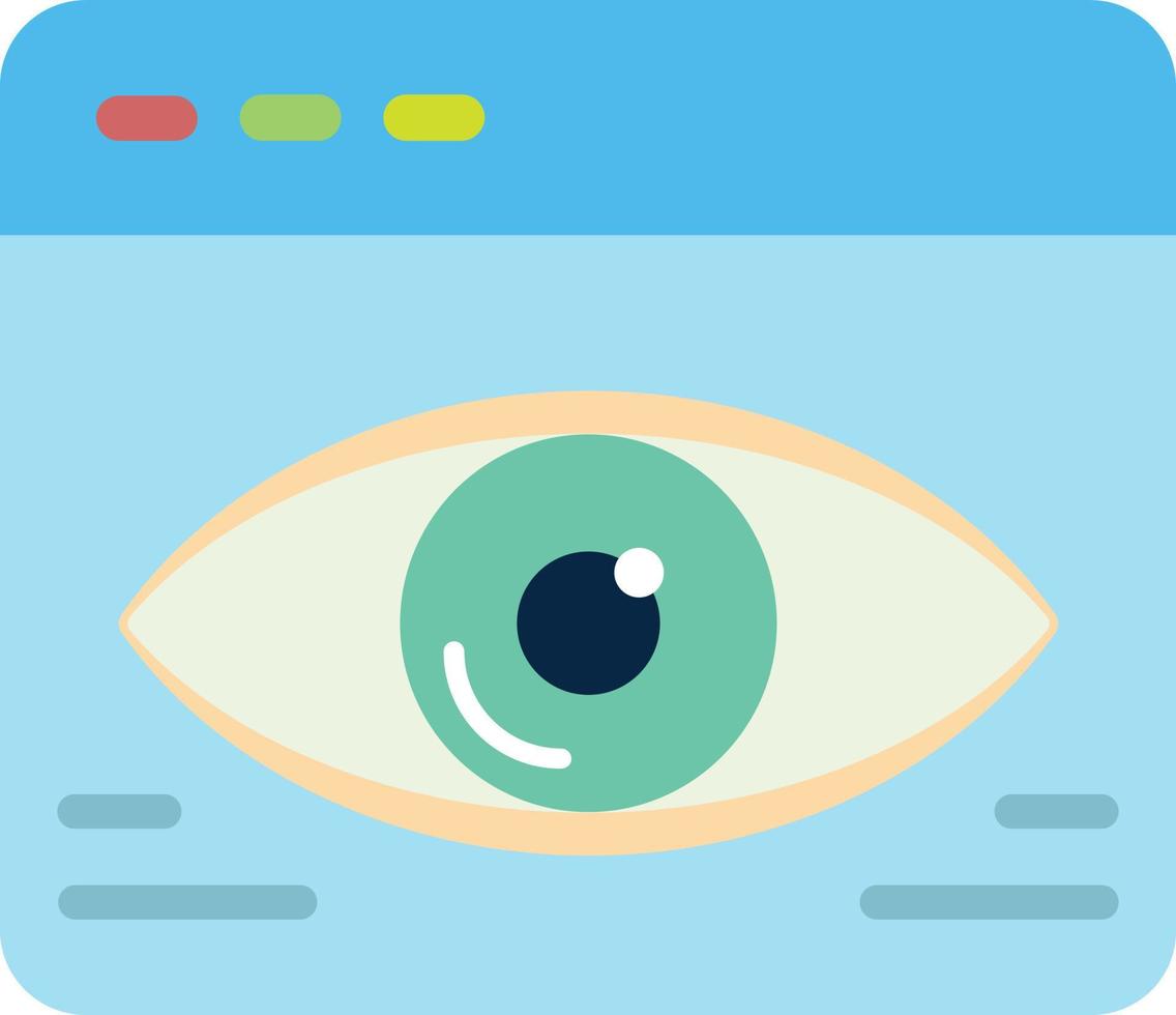 View Flat Icon vector