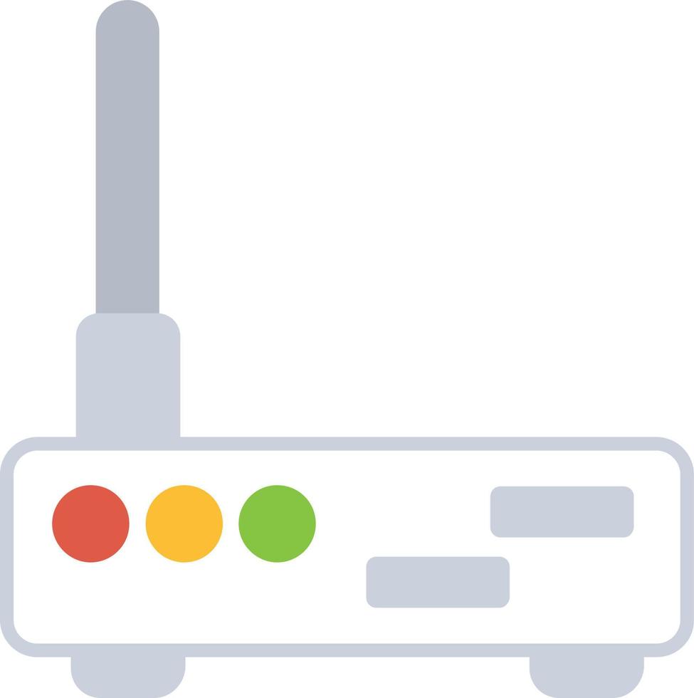 Router Flat Icon vector