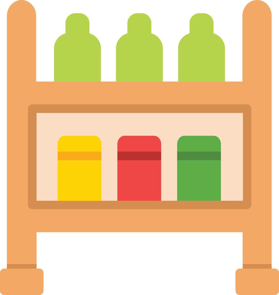 Shelving Flat Icon vector