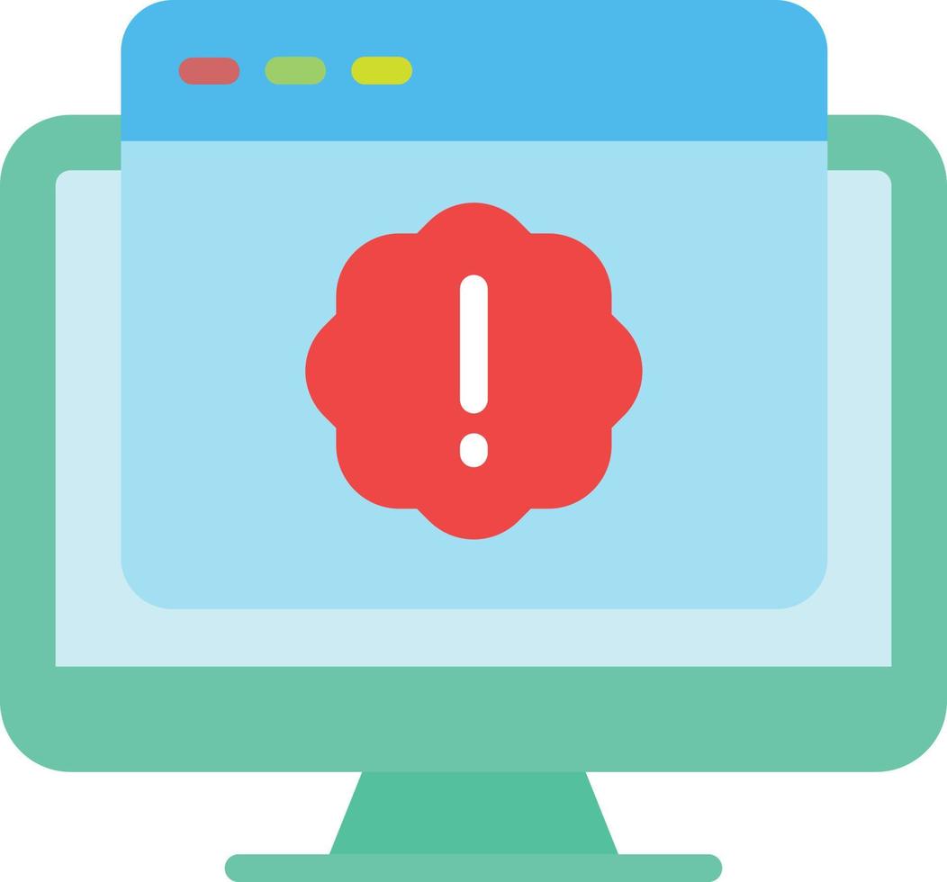 Alert Flat Icon vector