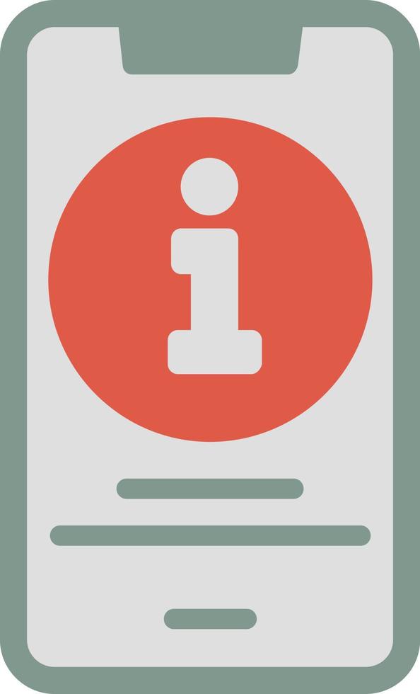 Information Flat Icon vector