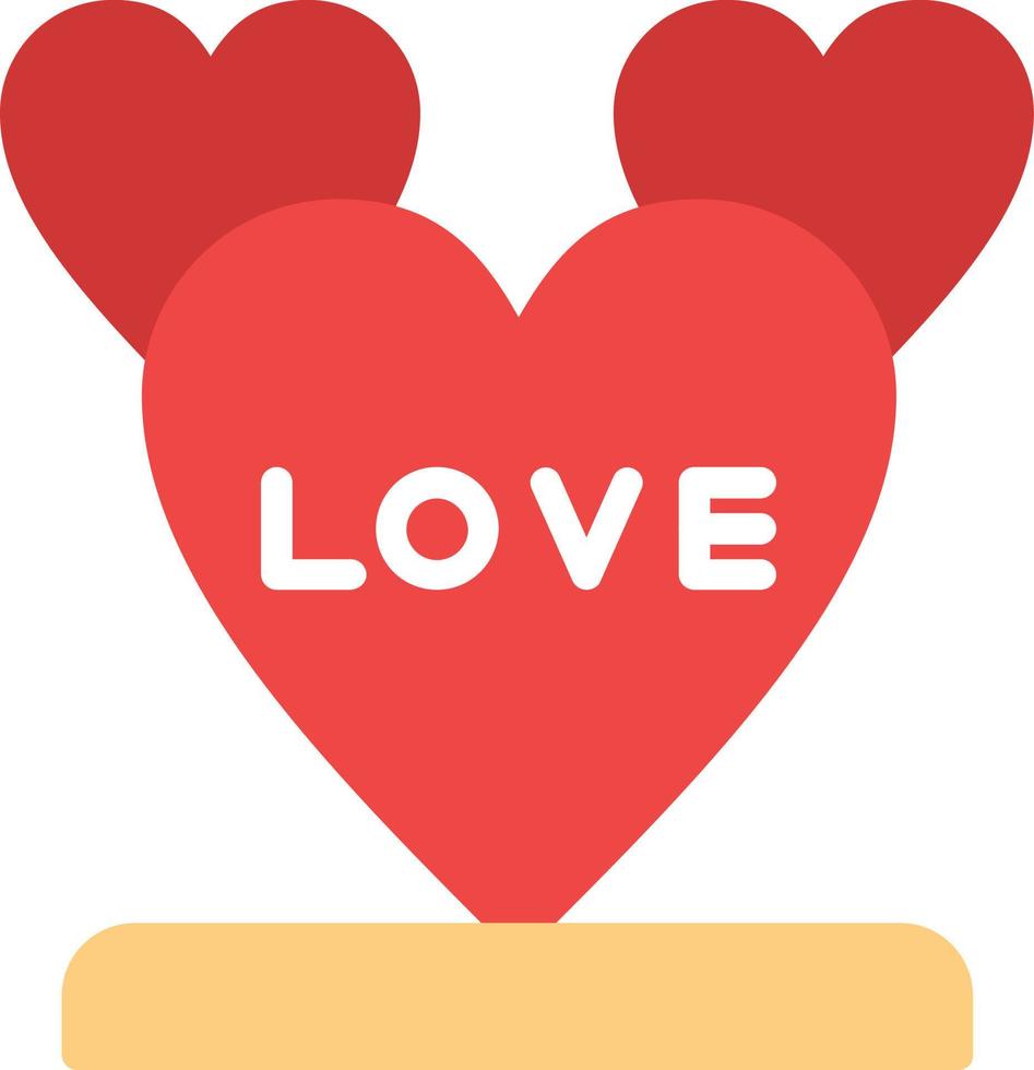 Love Flat Icon vector