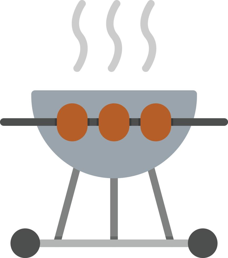 Barbecue Flat Icon vector