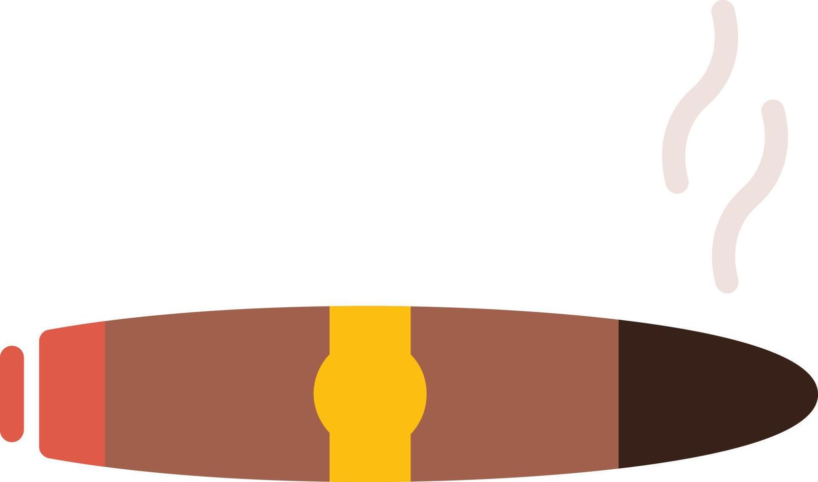 Cigar Flat Icon vector