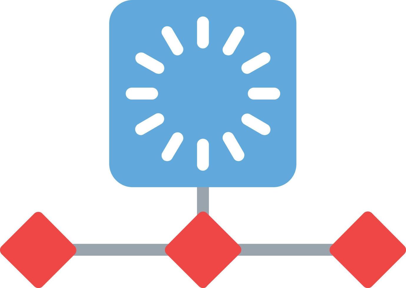 Timeline Flat Icon vector