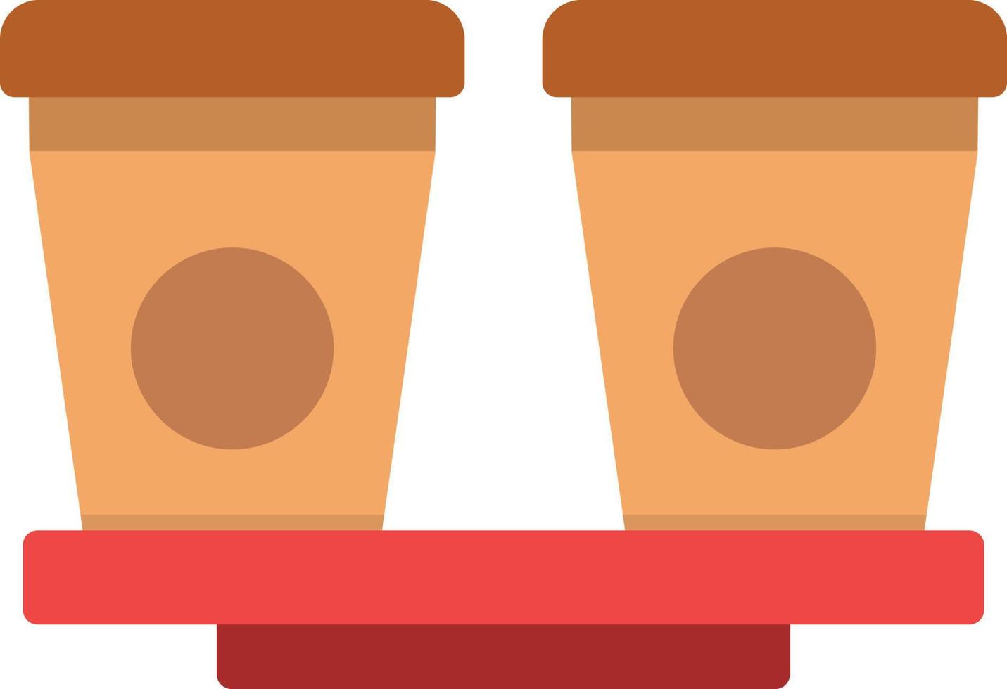 Cups Flat Icon vector