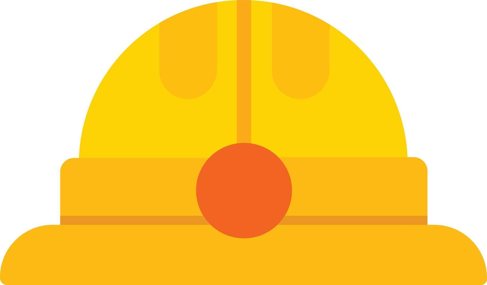 Helmet Flat Icon vector